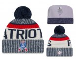 Gorro NFL New England Patriots Gris Rojo