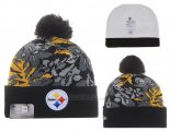 Gorro NFL Pittsburgh Steelers Gris Negro