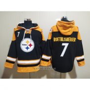 Sudaderas con Capucha Pittsburgh Steelers Ben Roethlisberger Negro