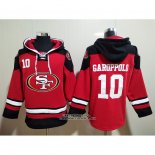 Sudaderas con Capucha San Francisco 49ers Jimmy Garoppolo Rojo