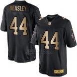Camiseta Atlanta Falcons Beasley Negro Nike Gold Elite NFL Hombre Camiseta Atlanta Falcons Beasley Negro Nike Gold Elite NFL Hombre