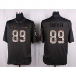 Camiseta Baltimore Ravens Smith Sr Apagado Gris 2016 Nike Anthracite Salute To Service NFL Hombre Camiseta Baltimore Ravens Smith Sr Apagado Gris 2016 Nike Anthracite Salute To Service NFL Hombre