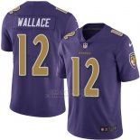 Camiseta Baltimore Ravens Wallace Violeta Nike Legend NFL Hombre