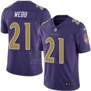 Camiseta Baltimore Ravens Webb Violeta Nike Legend NFL Hombre