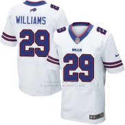 Camiseta Buffalo Bills Williams Blanco Nike Elite NFL Hombre