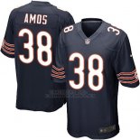 Camiseta Chicago Bears Amos Blanco Negro Nike Game NFL Hombre