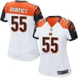 Camiseta Cincinnati Bengals Burfict Blanco Nike Game NFL Mujer