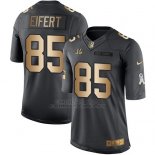 Camiseta Cincinnati Bengals Eifert Negro 2016 Nike Gold Anthracite Salute To Service NFL Hombre