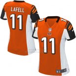 Camiseta Cincinnati Bengals Lafell Naranja Nike Game NFL Mujer
