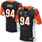 Camiseta Cincinnati Bengals Peko Negro Nike Elite NFL Hombre