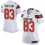 Camiseta Cleveland Browns Hartline Blanco Nike Game NFL Mujer