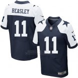 Camiseta Dallas Cowboys Beasley Profundo Azul y Blanco Nike Elite NFL Hombre