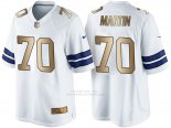 Camiseta Dallas Cowboys Martin Blanco Nike Gold Game NFL Hombre Camiseta Dallas Cowboys Martin Blanco Nike Gold Game NFL Hombre
