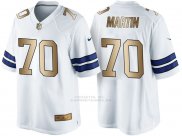 Camiseta Dallas Cowboys Martin Blanco Nike Gold Game NFL Hombre