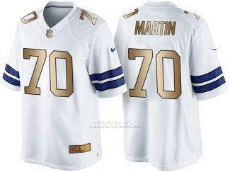 Camiseta Dallas Cowboys Martin Blanco Nike Gold Game NFL Hombre