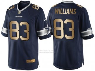 Camiseta Dallas Cowboys Williams Profundo Azul Nike Gold Game NFL Hombre