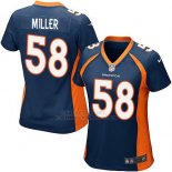Camiseta Denver Broncos Miller Azul Oscuro Nike Game NFL Mujer