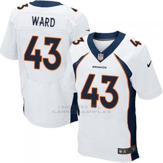 Camiseta Denver Broncos Ward Blanco Nike Elite NFL Hombre