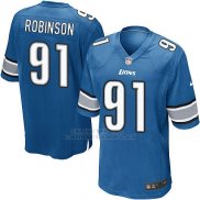 Camiseta Detroit Lions Robinson Azul Nike Game NFL Hombre