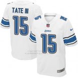 Camiseta Detroit Lions Tate Iii Nike Elite NFL Blanco Hombre