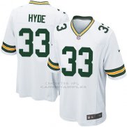 Camiseta Green Bay Packers Hyde Blanco Nike Game NFL Hombre