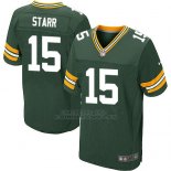 Camiseta Green Bay Packers Starr Verde Nike Elite NFL Hombre