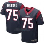 Camiseta Houston Texans Wilfork Profundo Azul Nike Elite NFL Hombre