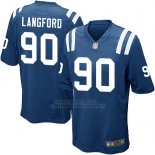 Camiseta Indianapolis Colts Langford Azul Nike Game NFL Nino