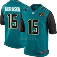 Camiseta Jacksonville Jaguars Robinson Lago Azul Nike Game NFL Nino