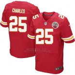 Camiseta Kansas City Chiefs Charles Rojo Nike Elite NFL Hombre