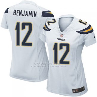 Camiseta Los Angeles Chargers Benjamin Blanco Nike Game NFL Mujer