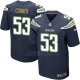Camiseta Los Angeles Chargers Conner Profundo Azul Nike Elite NFL Hombre