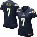 Camiseta Los Angeles Chargers Flutie Negro Nike Game NFL Mujer