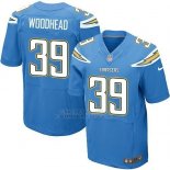 Camiseta Los Angeles Chargers Woodhead Azul Nike Elite NFL Hombre