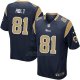Camiseta Los Angeles Rams Holt Negro Nike Game NFL Nino