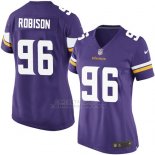 Camiseta Minnesota Vikings Robinson Violeta Nike Game NFL Mujer