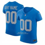 Camiseta NFL Elite Detroit Lions Alterno Vapor F.U.S.E. Personalizada Azul