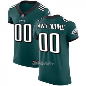 Camiseta NFL Elite Philadelphia Eagles Personalizada Vapor Untouchable Verde