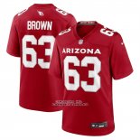Camiseta NFL Game Arizona Rojos Evan Brown Rojo Camiseta NFL Game Arizona Rojos Evan Brown Rojo