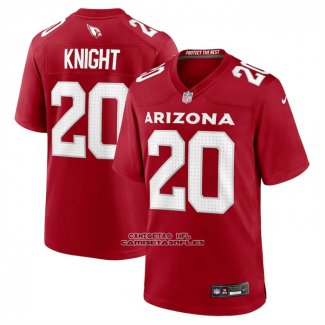 Camiseta NFL Game Arizona Rojos Zonovan Knight Rojo