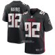 Camiseta NFL Game Atlanta Falcons Charles Harris 92 Negro