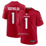 Camiseta NFL Game Atlanta Falcons Tua Tagovailoa Rojo