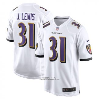 Camiseta NFL Game Baltimore Ravens Jamal Lewis Retired Blanco