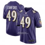 Camiseta NFL Game Baltimore Ravens Julian Stanford Primera Violeta