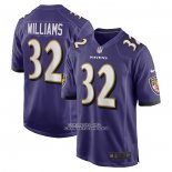 Camiseta NFL Game Baltimore Ravens Marcus Williams 32 Violeta