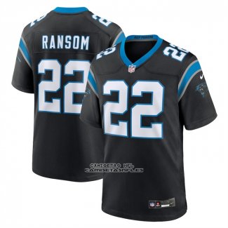 Camiseta NFL Game Carolina Panthers Lathan Ransom Negro