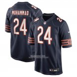Camiseta NFL Game Chicago Bears Malik Muhammad Azul Marino Camiseta NFL Game Chicago Bears Malik Muhammad Azul Marino