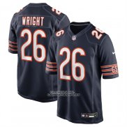 Camiseta NFL Game Chicago Bears Nahshon Wright Azul