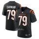 Camiseta NFL Game Cincinnati Bengals Jackson Carman Negro