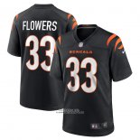 Camiseta NFL Game Cincinnati Bengals Tre Flowers Negro